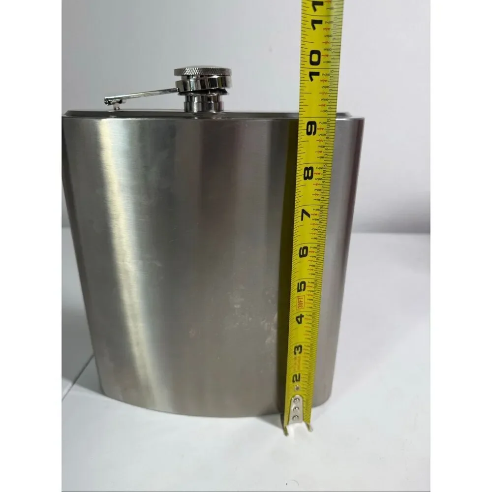 Oversized Stainless Steel 80 Oz Drinking Flask